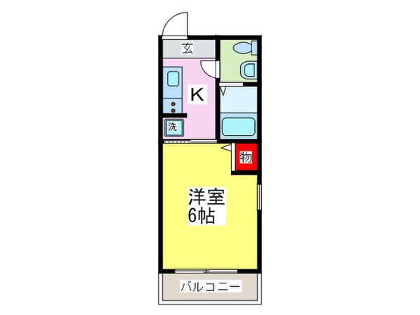 ルミエール鶴見緑地の物件間取画像